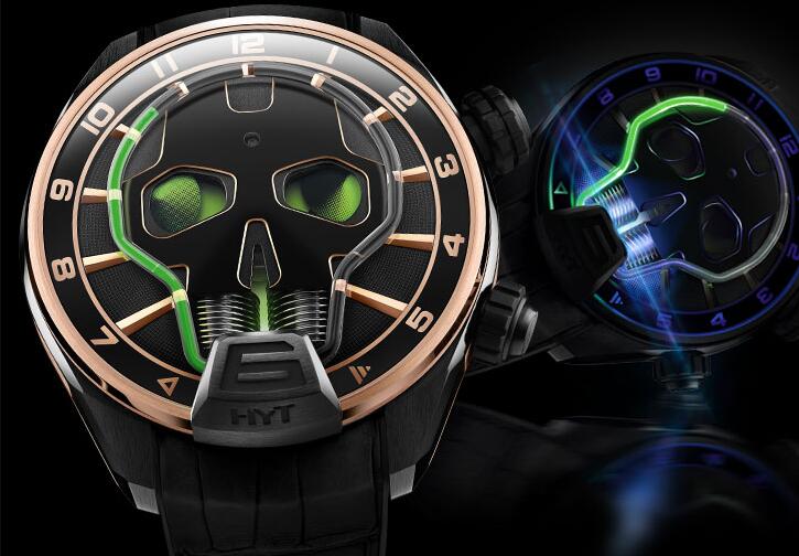 HYT 151-DG-44-GF-AB SKULL 51 MM Replica watch